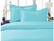 Elegant Comfort® 1800 Thread Count 5 Piece Bed Sheet set Deep Pocket HypoAllergenic Split King Aqua Blue