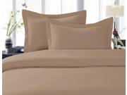 Elegant Comfort® 1800 Thread Count 3 Piece Bed Sheet set Deep Pocket HypoAllergenic Twin Twin XL Taupe