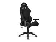AKRacing K 7 Series Premium Gaming Chair with High Backrest Recliner Swivel Tilt Rocker and Seat Height Adjustment Mechanisms with 5 10 warranty Black