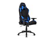 AKRacing K 7 Series Premium Gaming Chair with High Backrest Recliner Swivel Tilt Rocker and Seat Height Adjustment Mechanisms with 5 10 warranty Blue