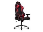 AKRacing Octane Super Premium Gaming Chair with High Backrest Recliner Swivel Tilt Rocker and Seat Height Adjustment Mechanisms with 5 10 Red