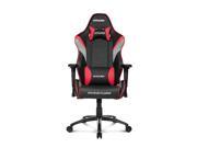 AKRacing Overture Series Super Premium Gaming Chair with High Backrest Recliner Swivel Tilt Rocker and Seat Height Adjustment Mechanisms with 5 10 Red