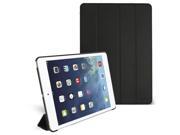 Black PU Leather Multi Folding Folio Wallet Case for Apple iPad Air