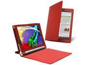 Celicious Notecase W2 Wallet Stand Case for Lenovo Yoga Tablet 2 10.1 Red