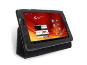 Celicious Black Textured Tri Stand Wallet Case for Acer Iconia Tab A100