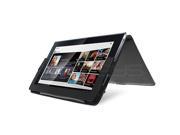 Celicious Black Folio Free Stand Wallet Style Case for Sony S1 Tablet