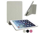 White PU Leather Ultra Slim Smart Case for Apple iPad Air