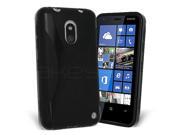 Celicious Black Style X TPU Gel Case for Nokia Lumia 620