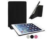 Black PU Leather Ultra Slim Smart Case for Apple iPad Air
