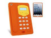 Celicious Orange Telephone Style Soft Silicone Case for Apple iPad Mini iPad Mini 2 with Retina Display