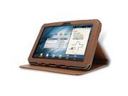 Celicious Brown Textured Wallet Case for Samsung Galaxy Tab 8.9 P7300