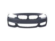 2014-2016 BMW 435i xDrive Front Bumper Cover, Primed, With M Sport Line, With Head Lamp Washer/Park Distance Control/Parking Assist System/Side View Camera f 2014-2016 BMW 435i xDrive Front Bumper Cover, Primed, With M Sport Line, With Head Lamp Washer/Park Distance Control/Parking Assist System/Side View Camera f
