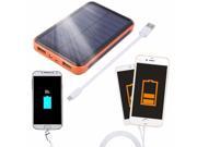 iMeshbean Dual USB Solar Power Bank 10000 mah Portable External Battery Charger For phone