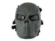 iMeshbean Airsoft Mask Full Face with Metal Mesh Eye Protection Green One Size