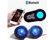iMeshbean Motorcycle Speakers Bluetooth Audio System with FM Radio and MP3 Player Read USB and SD Card Black