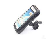 iMeshbean Waterproof Universal Adjustable Cell Phone Holder Mount Cradle Shock Protected Bicycle Holder Mount With Waterproof Pouch Case