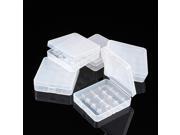 Hot Sale 1PCS Plastic Transparent Case Holder Storage Box for 18650 Battery 5PCS PACK