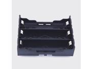 High Quality Black Plastic DIY Lithium Battery Box Battery Holder with Pin Suitable for 2 * 18650 3.7V 7.4V Lithium Battery