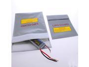 Top Quality Silver 1PCS RC LiPo Battery Fireproof Safety Bag Safe Guard Charge Sack Lipo Guard Bag 180*230*15mm