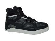 Mecca ME-7089 REX Men's Denim High Top Lace-Up Fashion Sneakers Mecca ME-7089 REX Men's Denim High Top Lace-Up Fashion Sneakers