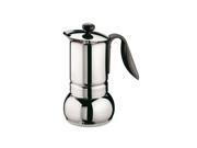 GAT Café Caffe Opera - Stove Top Espresso Coffee Maker - Stainless Steel with Black Handle and Knob - 2 Cups GAT Café Caffe Opera - Stove Top Espresso Coffee Maker - Stainless Steel with Black Handle and Knob - 2 Cups