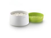 Lekue - Microwave Rice & Grain Cooker - Suitable for Rice Couscous Wheat Barley Oats & Buckwheat - Plastic - 1l - Green Lekue - Microwave Rice & Grain Cooker - Suitable for Rice Couscous Wheat Barley Oats & Buckwheat - Plastic - 1l - Green