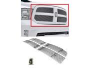 Sizver Chrome 4pc Billet Grilles Insert Overlay For 2013-2015 Dodge Ram 3500 Sizver Chrome 4pc Billet Grilles Insert Overlay For 2013-2015 Dodge Ram 3500