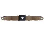 Universal Lap Seat Belt, Chevy Bow Tie 74 Inch, Medium Beige Universal Lap Seat Belt, Chevy Bow Tie 74 Inch, Medium Beige