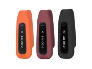 3 Pcs Colorful Replacement Clip Holder for Fitbit One- Third Party Replacement Accessory-Black,Orange,Red