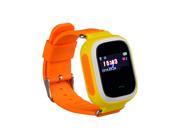TechComm G900 GSM Unlocked Kids Smartwatch with Triple Positioning, GPS Tracking, WiFi, Pedometer, Sleep Monitor, Geofencing and Anti Take-Off Alarm - Yellow