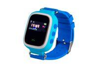 TechComm G900 GSM Unlocked Kids Smartwatch with Triple Positioning, GPS Tracking, WiFi, Pedometer, Sleep Monitor, Geofencing and Anti Take-Off Alarm - Blue