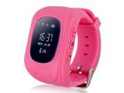 TechComm GW300S Kids GSM Unlocked Smartwatch with Triple Positioning, GPS Tracking, WiFi, Pedometer, Sleep Monitor, Geofencing and Watch Dismantle Alarm - Pink