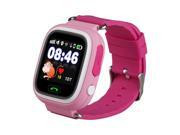TechComm Q90 GSM Unlocked Kids Smartwatch with Triple Positioning, GPS Tracking, WiFi, Pedometer, Sleep Monitor, Geofencing and Watch Removal Alert  - Pink