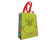 Dr. Seuss The Grinch Face Small Recycled Tote Bag Who Stole Naughty Shopper