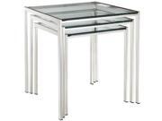 Nimble Nesting Table, Silver Nimble Nesting Table, Silver
