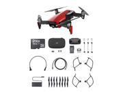 DJI Mavic Air Single Unit (NA) Portable Collapsible Quadcopter Drone, 3-Axis Gimbal with 4K, 32 MP Camera Basic Bundle - Flame Red