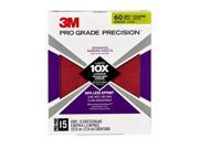 3Mâ„¢ Pro Grade Precisionâ„¢ Advanced Sandpaper 27060PGP-15, 9 in x 11 in, 60 grit, Coarse, 15/pk 3Mâ„¢ Pro Grade Precisionâ„¢ Advanced Sandpaper 27060PGP-15, 9 in x 11 in, 60 grit, Coarse, 15/pk