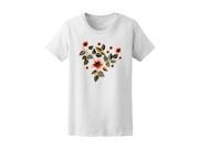 UPC 643340243852 product image for Vintage Flowers Embroidery Patch Tee Women's -Image by Shutterstock | upcitemdb.com
