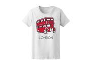 UPC 751431712122 product image for London Red Double Decker Bus Tee Women's -Image by Shutterstock | upcitemdb.com