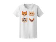 UPC 720334000056 product image for Cute Cats Pixel Art Tee Women's -Image by Shutterstock | upcitemdb.com