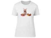 UPC 720334531260 product image for Chihuahua Puppy & Christmas Bell Tee Women's -Image by Shutterstock | upcitemdb.com