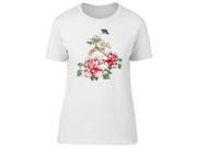 UPC 720334526839 product image for Vintage Chinese Painting Peony Tee Women's -Image by Shutterstock | upcitemdb.com