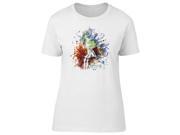 UPC 706995020992 product image for Tennis Player Woman Watercolor Tee Women's -Image by Shutterstock | upcitemdb.com