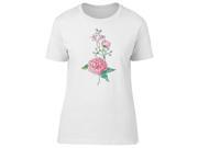 UPC 720334539037 product image for Cute Watercolor Roses, Flowers Tee Women's -Image by Shutterstock | upcitemdb.com