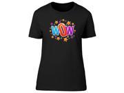 UPC 746929000089 product image for Wow! Fun Lettering Tee Women's -Image by Shutterstock | upcitemdb.com