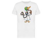 UPC 765474000009 product image for Funny Cartoon Duck Tee Men's -Image by Shutterstock | upcitemdb.com