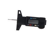 Black Digital LCD Tyre Tire Tread Depth Gauge 0-25.4mm Metric / Inch Black Digital LCD Tyre Tire Tread Depth Gauge 0-25.4mm Metric / Inch