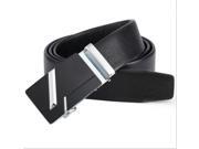 Men's high-grade automatic buckle personality and business leather belt (black) Men's high-grade automatic buckle personality and business leather belt (black)