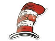 Trend Lab Dr. Seuss Hat Shaped Wall Clock, Red