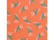 Trend Lab Dr. Seuss Green Eggs and Ham Fitted Crib Sheet, Orange/Green/Yellow